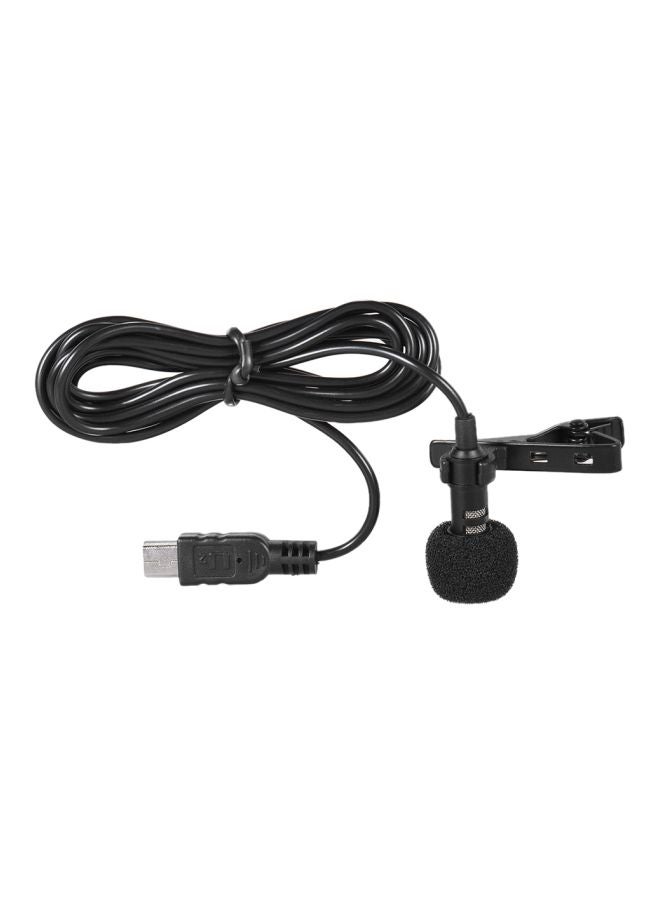 ميكروفون USB بمشبك تثبيت LU-D4208 أسود - Image 4