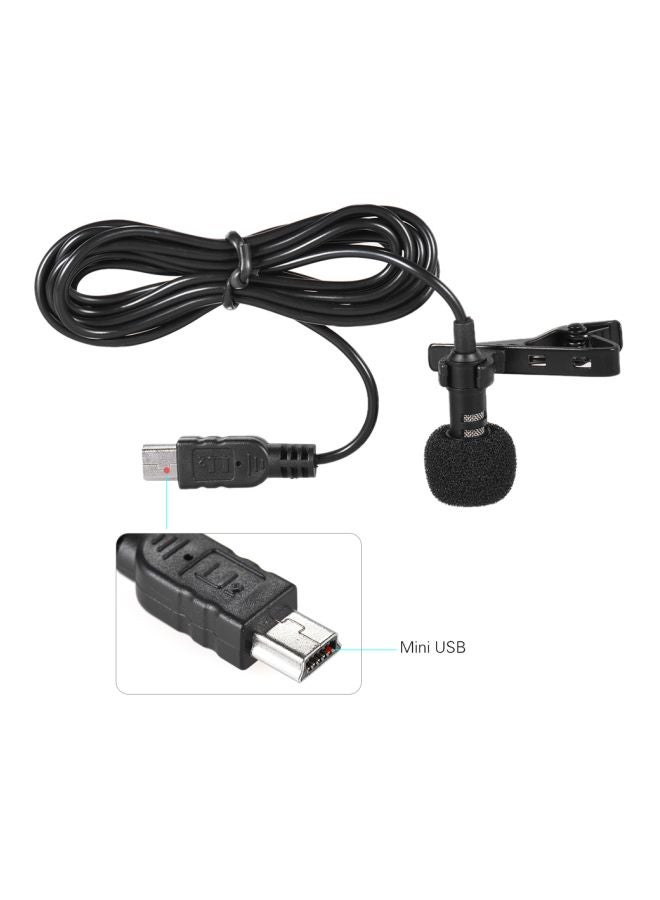 ميكروفون USB بمشبك تثبيت LU-D4208 أسود - Image 5