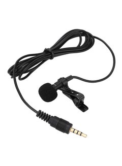 Generic Portable Clip-On Lapel Lavalier Condenser Microphone LU-D3271 Black  - Image 1