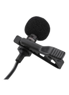 Generic Portable Clip-On Lapel Lavalier Condenser Microphone LU-D3271 Black  - Image 3