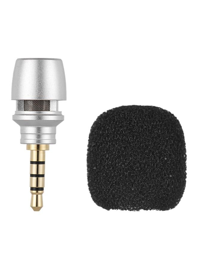 ANDOER EY-610A Portable Clip-On Lapel Lavalier Condenser Microphone LU-D5161S Silver/Black  - Image 3