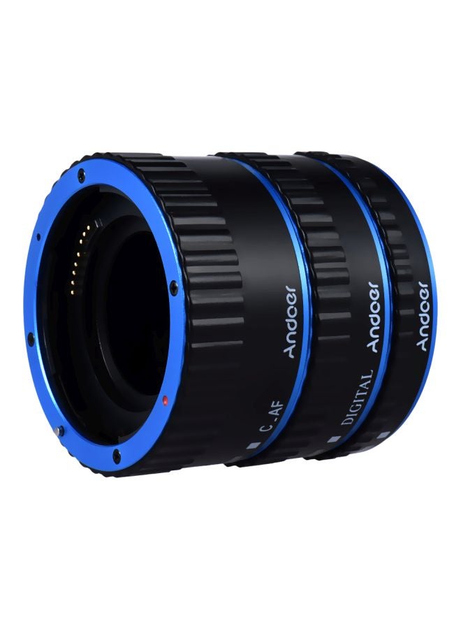 ANDOER Macro Extension Tube Ring 6.2x8cm Black/Blue  - Image 1