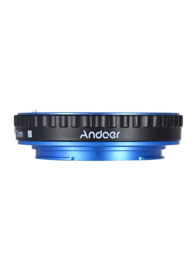 ANDOER Macro Extension Tube Ring 6.2x8cm Black/Blue  - Image 2