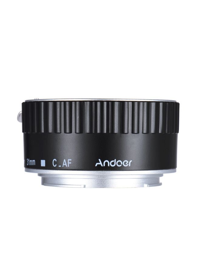 ANDOER Macro Extension Tube Ring Black/Silver - Image 2