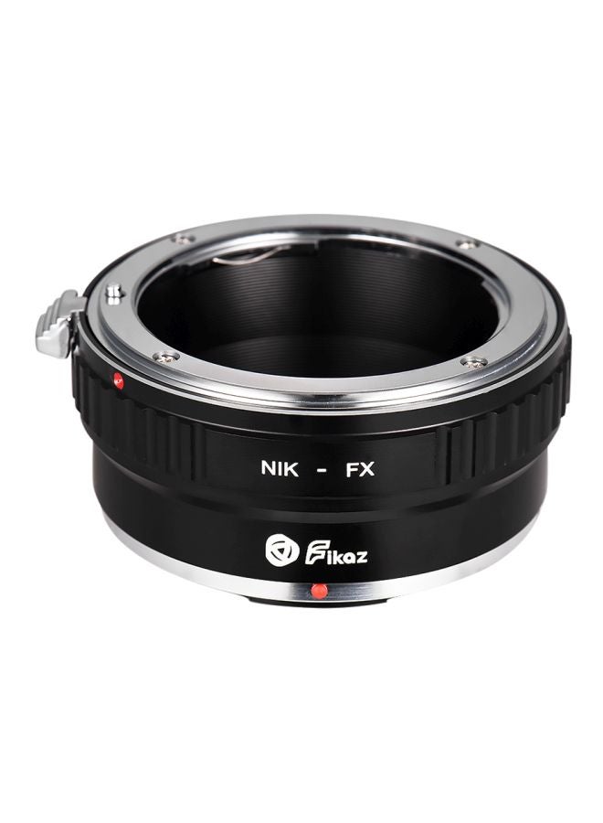 Fikaz Lens Mount Adapter Ring For Nikon S/D Lens/Fuji Black/Silver  - Image 1