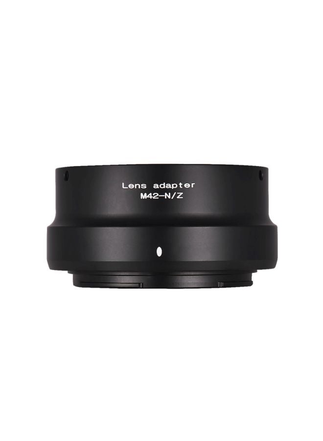 Generic Lens Mount Adapter Ring For M42-Mount Lens To Nikon Z6/Z7 Mirrorless Camera Black/Silver  - Image 3