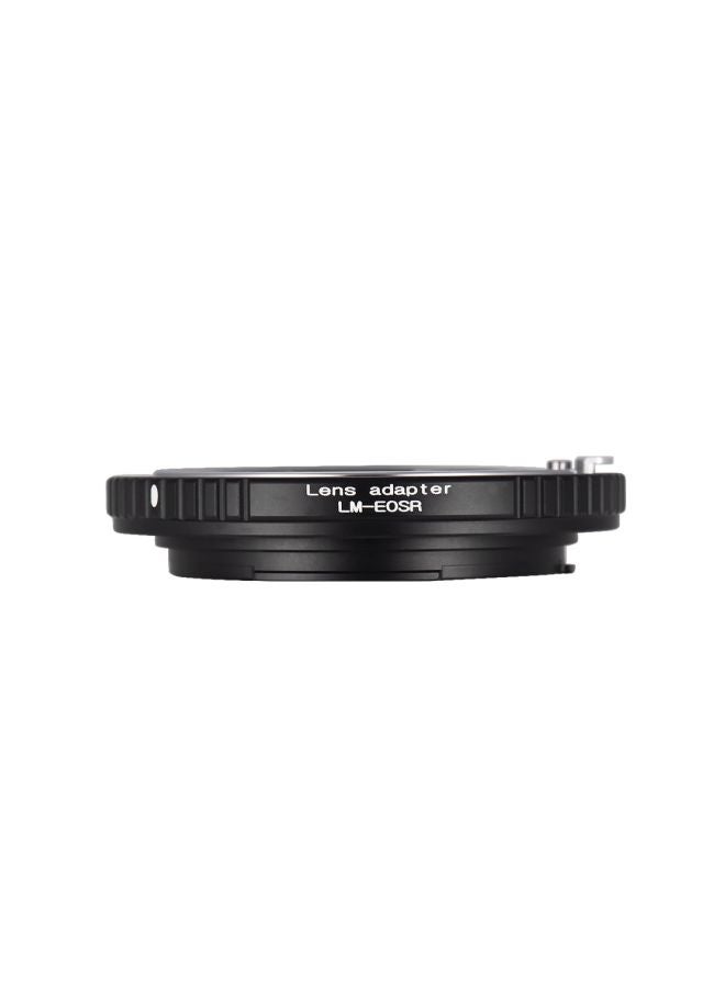 Lens Mount Adapter Ring For Leica LM Lens To Canon EOS R Mirrorless Camera Black/Silver - Image 3
