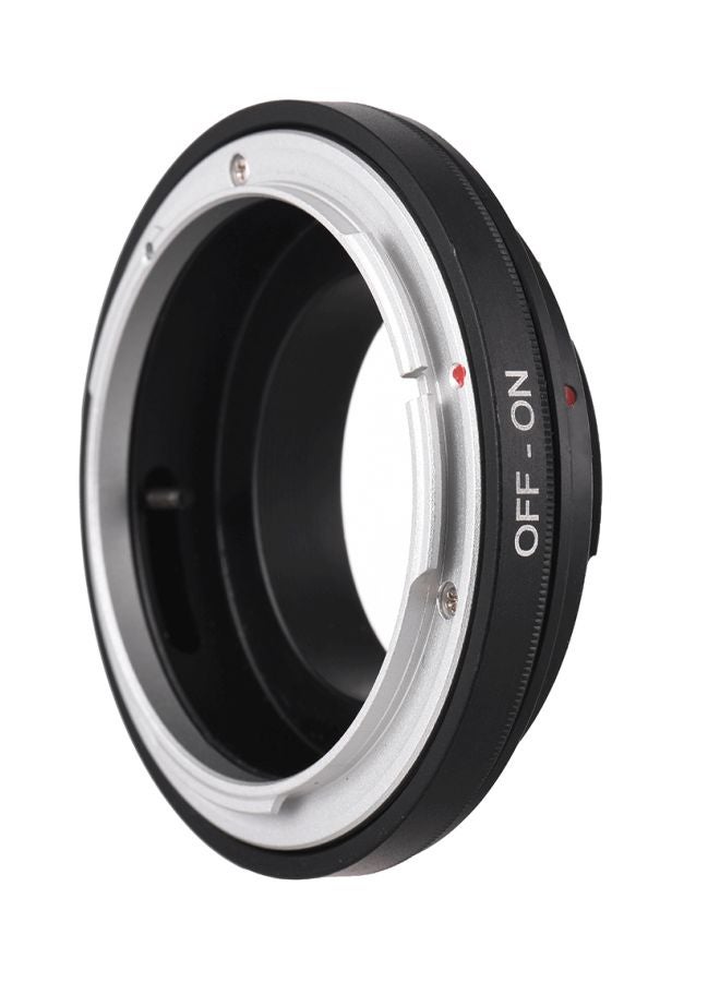 Generic Lens Mount Adapter Ring For Canon FD Mount Lens To Samsung NX Series Camera Black/Silver  - Image 1