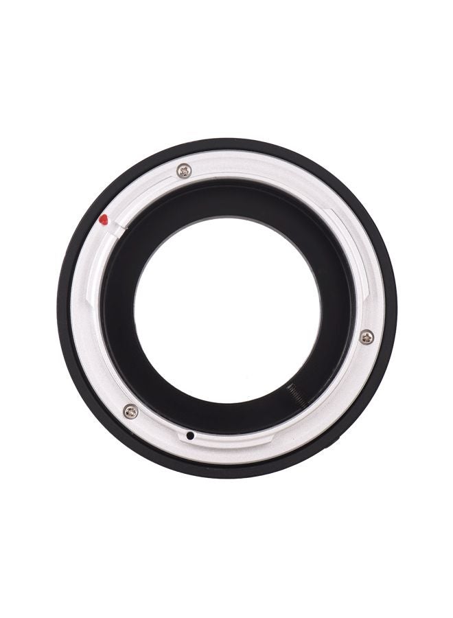 Generic Lens Mount Adapter Ring For Canon FD Mount Lens To Samsung NX Series Camera Black/Silver  - Image 2