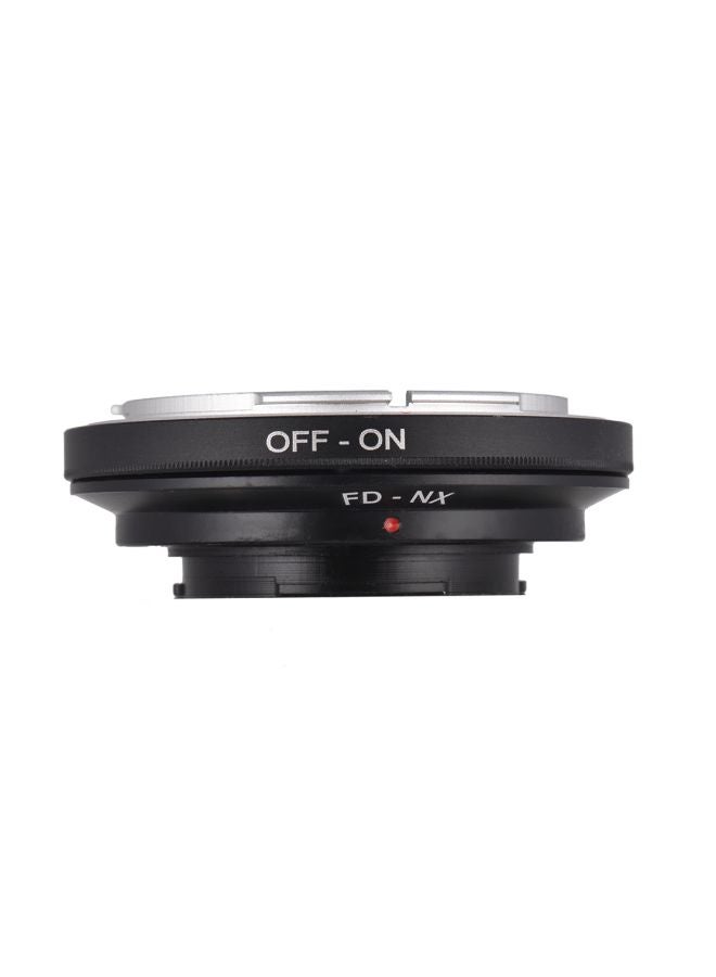 Generic Lens Mount Adapter Ring For Canon FD Mount Lens To Samsung NX Series Camera Black/Silver  - Image 3