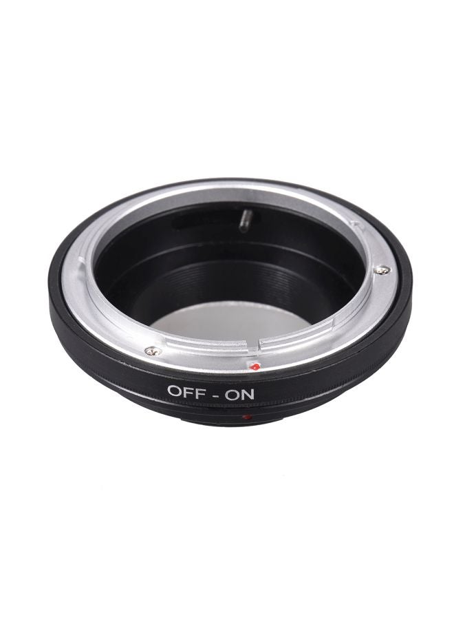 Generic Lens Mount Adapter Ring For Canon FD Mount Lens To Samsung NX Series Camera Black/Silver  - Image 5