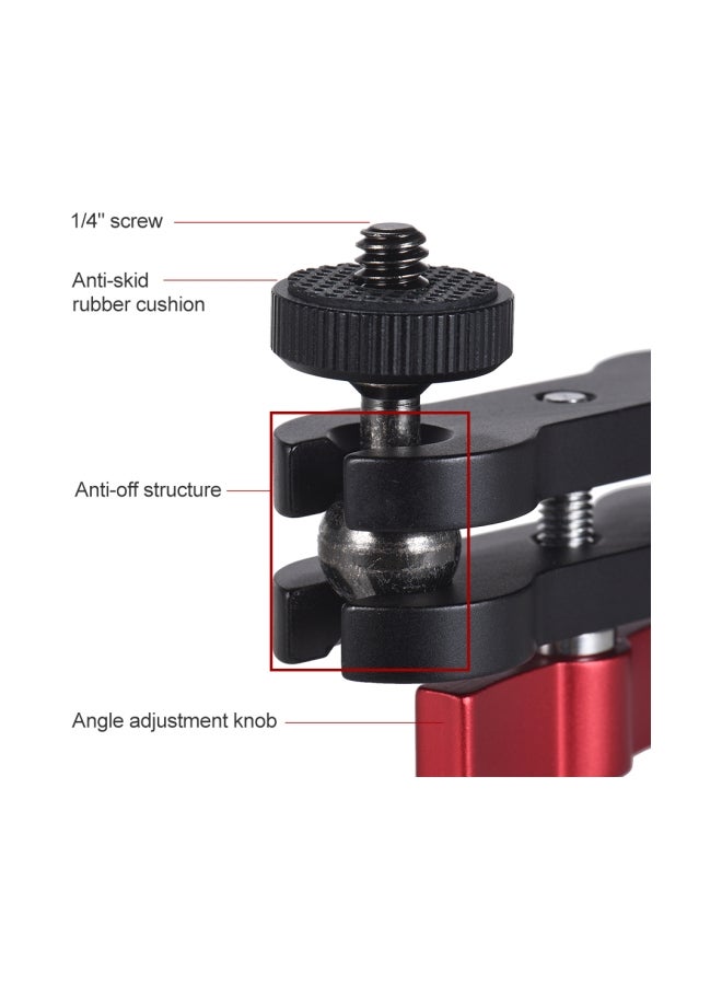 Generic - Magic Arm Monitor Mount With Double Ballhead Multicolour - Image 1