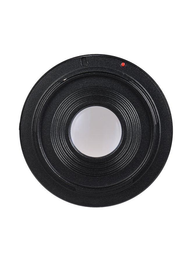 Lens Mount Adapter Ring For Canon 450D/50D/5D/5D2/500D/550D/600D/650D/6D/70D/700D Black  - Image 1