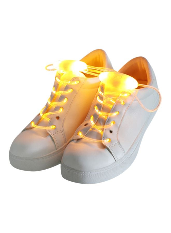 2-Piece LED Shoelace Designed Party Light Set Red 