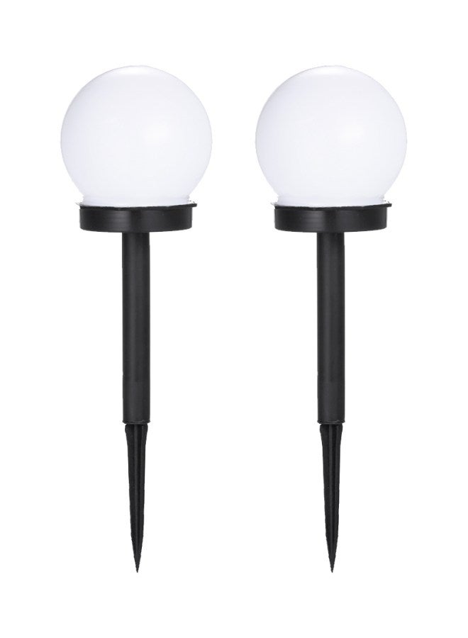 Generic 2-Piece Solar Led Outdoor Lamp Cold White 13x3.94inch  - Image 1