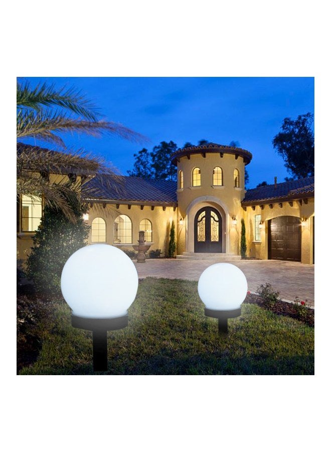 Generic 2-Piece Solar Led Outdoor Lamp Cold White 13x3.94inch  - Image 3