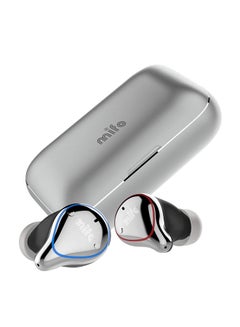 Wireless Earbuds With 2600mAH Portable Charging Case Silver