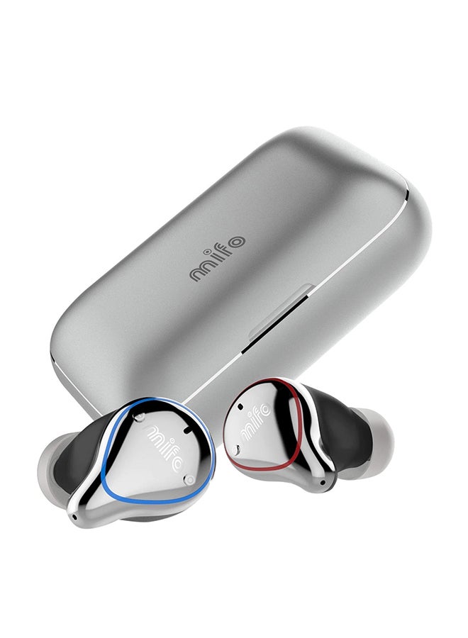 MIFO - Wireless Earbuds With 2600mAH Portable Charging Case Silver - Image 1