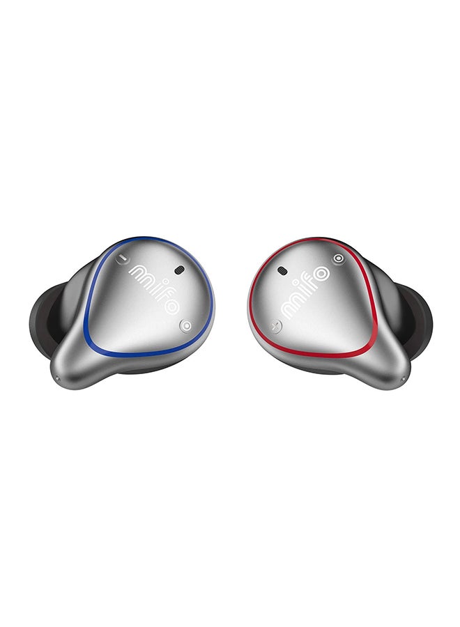 MIFO - Wireless Earbuds With 2600mAH Portable Charging Case Silver - Image 1