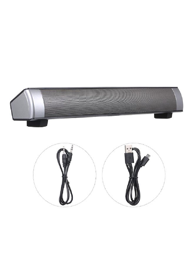 Powerful Bluetooth TV Sound Soundbar V5163B Grey  - Image 3