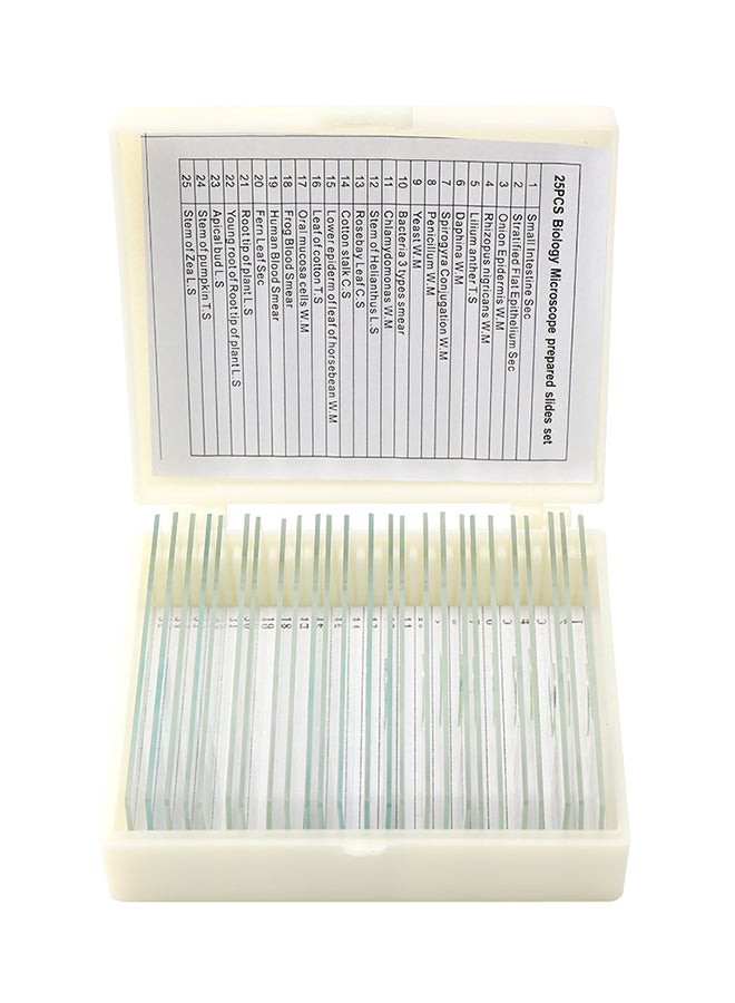 KKmoon 25-Piece Biological Glass Clear 0.2kg - Image 1