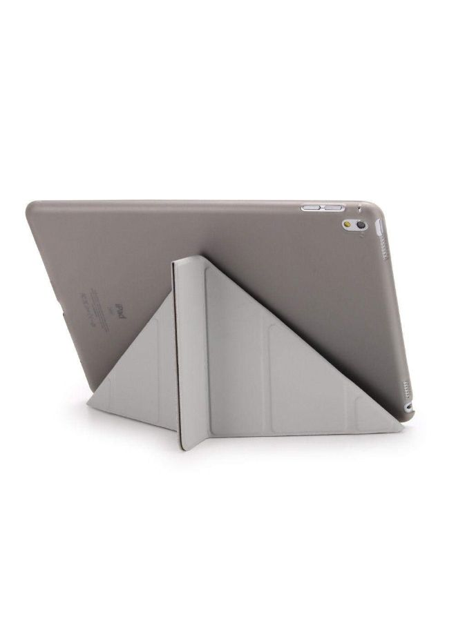 Foldable Leather Shell Magnetic Smart Case Cover For Apple iPad Pro 2016 Grey  - Image 3