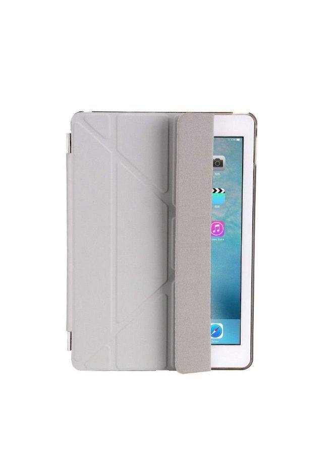 Foldable Leather Shell Magnetic Smart Case Cover For Apple iPad Pro 2016 Grey  - Image 5