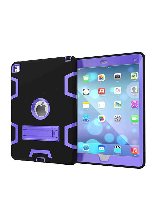 Shockproof Hybrid Case Cover For Apple iPad Pro 2016 Black/Purple - Image 1