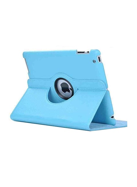 360 Degree Rotating Case Cover Stand For Apple iPad Blue