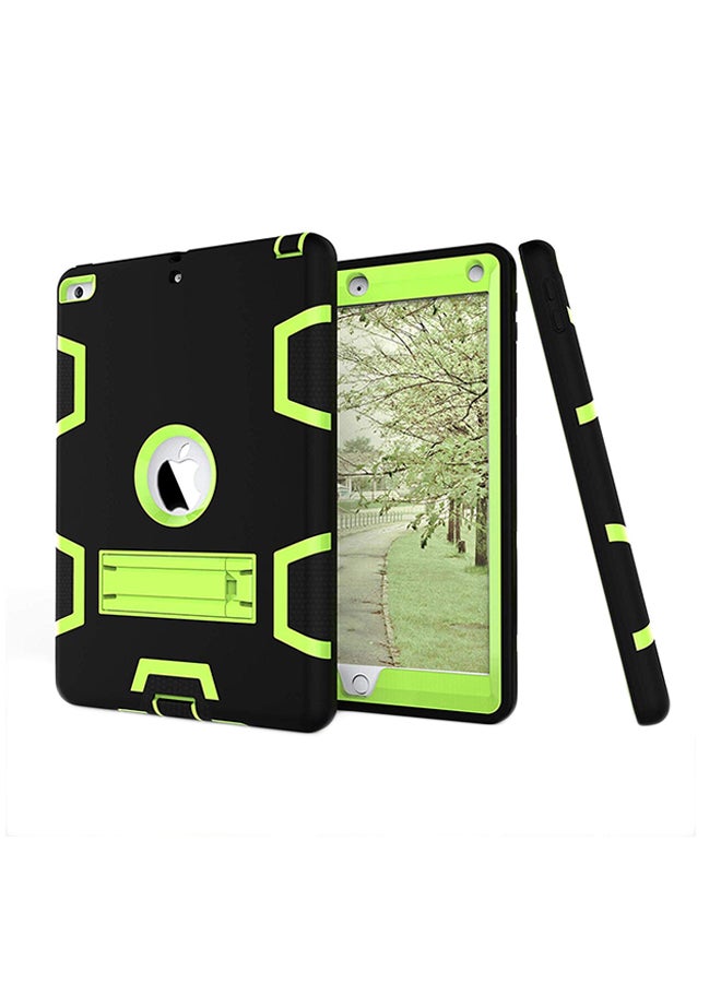 Hybrid Shockproof Hard Tablet Case Cover With Stand For Apple iPad Black/Green - Image 2