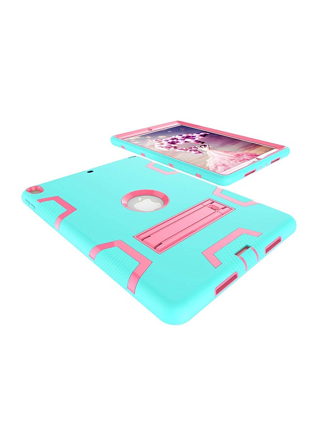 Shockproof  Tablet Case Cover  For Apple iPad 2017 Green/Pink - Image 2