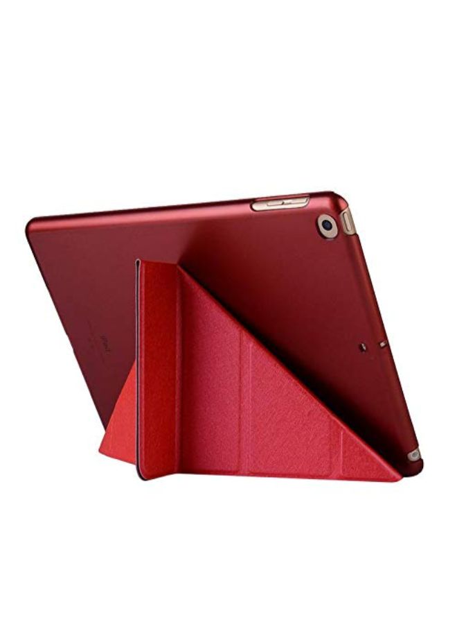 Foldable Shell Magnetic Smart Case Cover  For Apple iPad Mini 4 Red  - Image 5