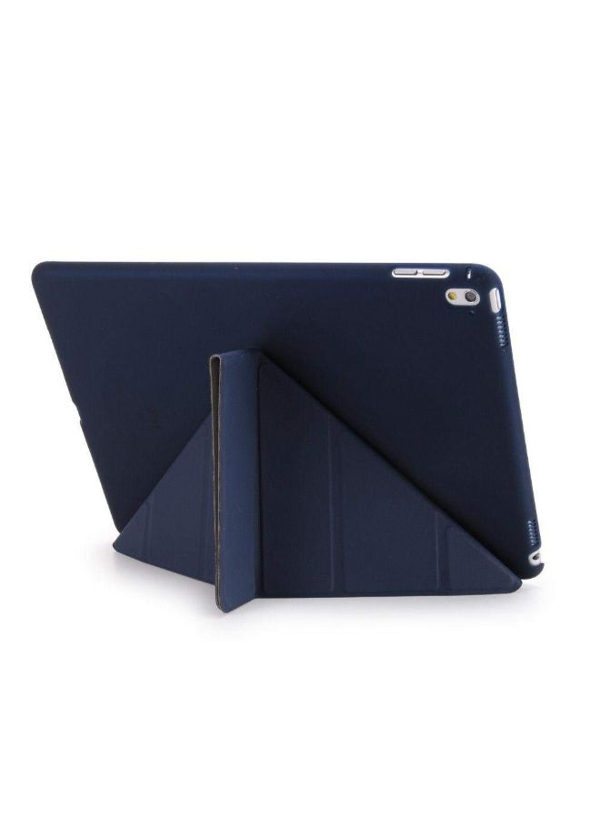 Foldable Shell Magnetic Smart Case Cover  For Apple iPad 2017 Dark Blue  - Image 3