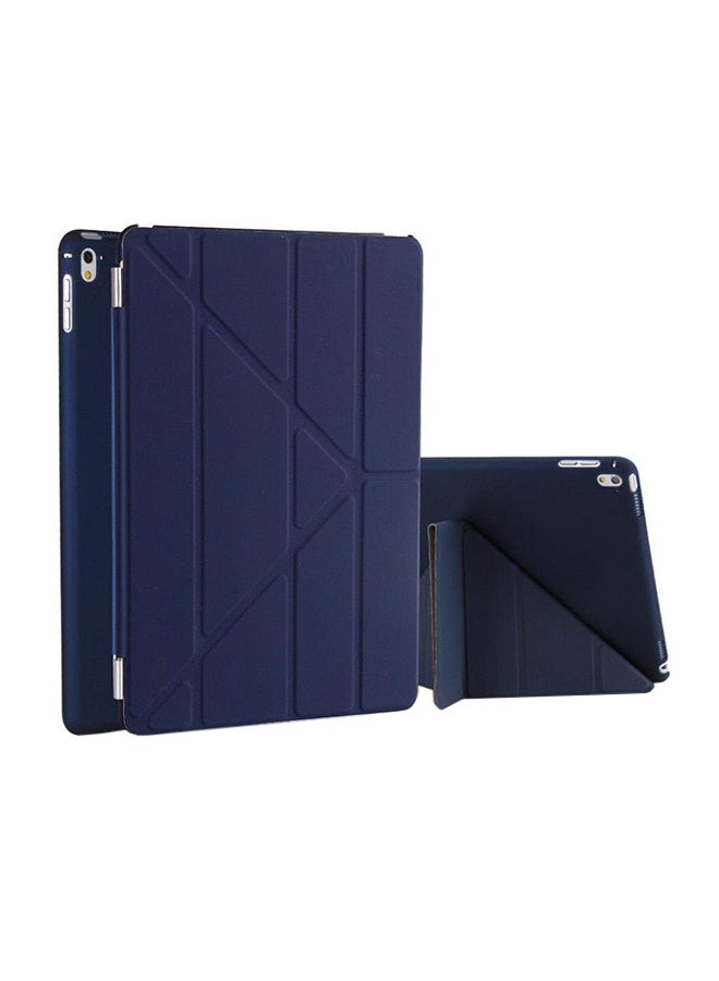Foldable Shell Magnetic Smart Case Cover  For Apple iPad 2017 Dark Blue  - Image 1