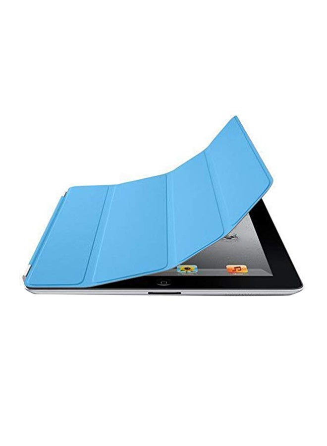 2-In-1 Smart Tablet Case Cover With Magnetic Hard Back For Apple iPad Light Blue