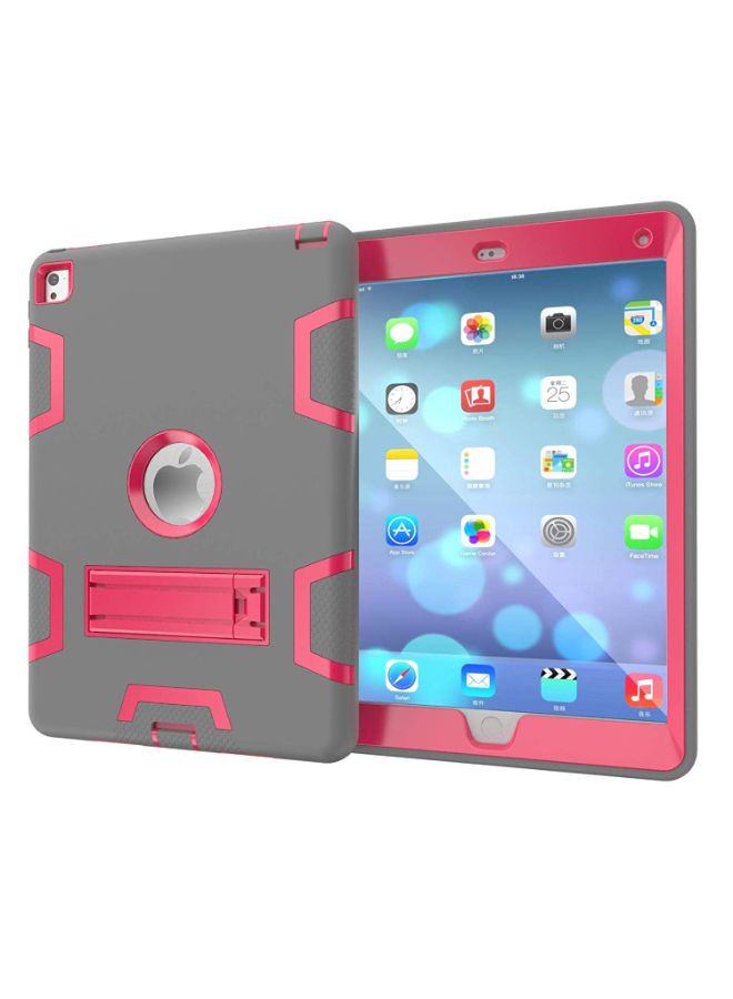 Heavy Duty Case Cover For Apple iPad Pro Grey/Rose - Image 4