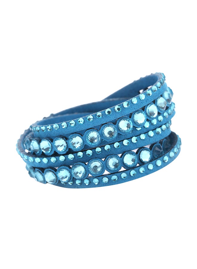 Sharpdo Crystal Stud Multi-Layer Bracelet
