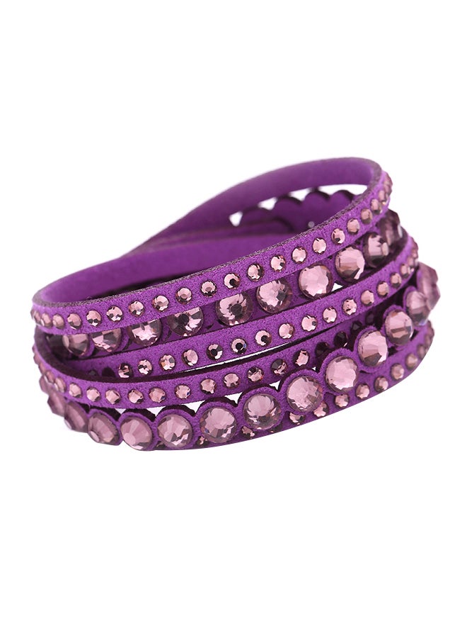 شاربدو سوار متعدد الطبقات ومرصع بالكريستال