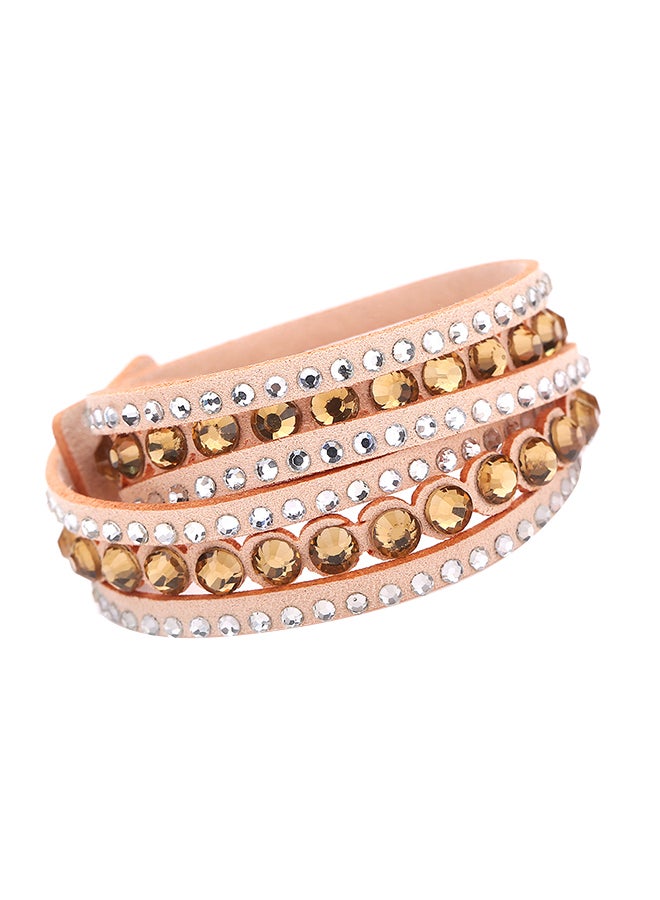 سوار متعدد الطبقات ومرصع بالكريستال