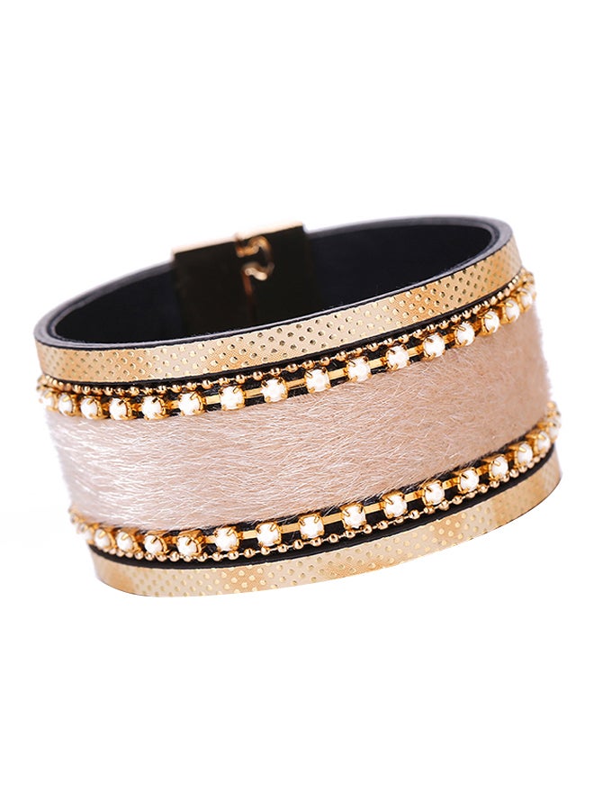 Sharpdo Elegant Border Wrap Bracelet 