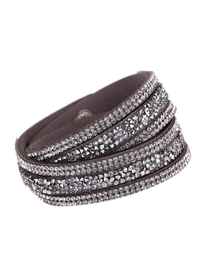 شاربدو سوار متعدد الطبقات ومرصع بالكريستال