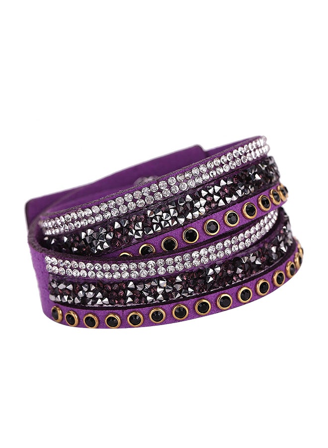 Crystal Stud Multi-Layer Bracelet