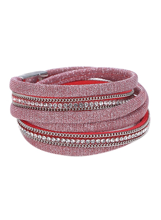 Crystal Stud Multi-Layer Bracelet