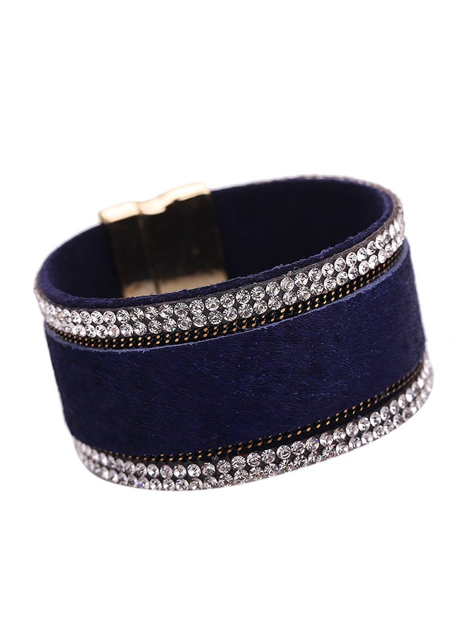 Sharpdo Crystal Border Wrap Bracelet