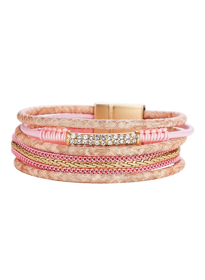 Sharpdo Magnetic Buckle Multi-Layer Wrap Bracelet