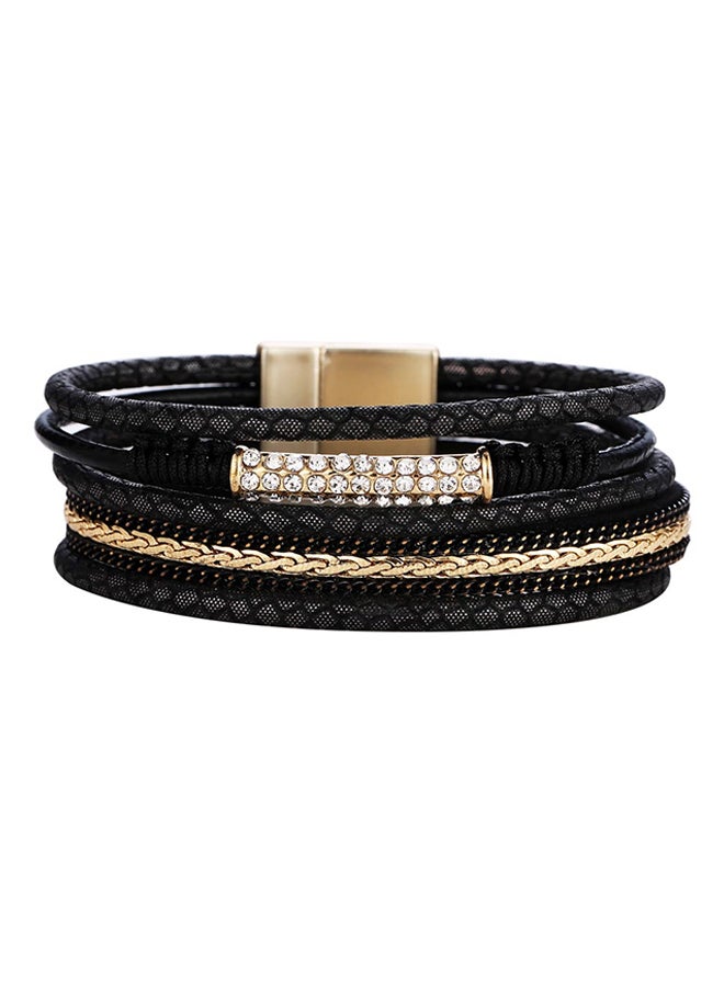 Sharpdo Magnetic Buckle Multi-Layer Wrap Bracelet