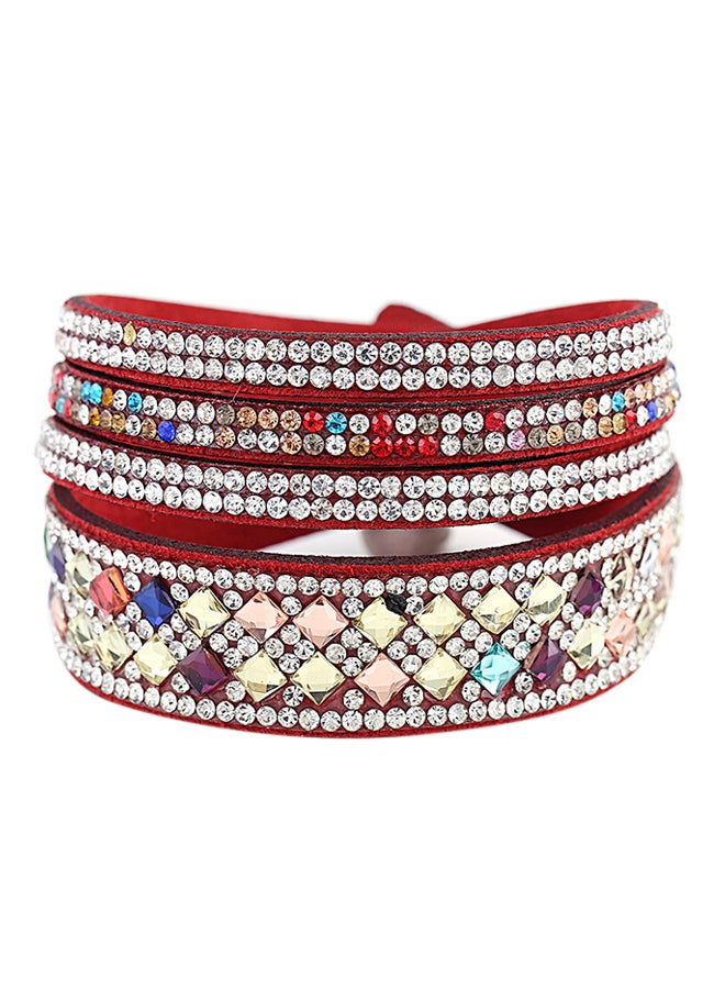 Crystal Stud Multi-Layer Bracelet