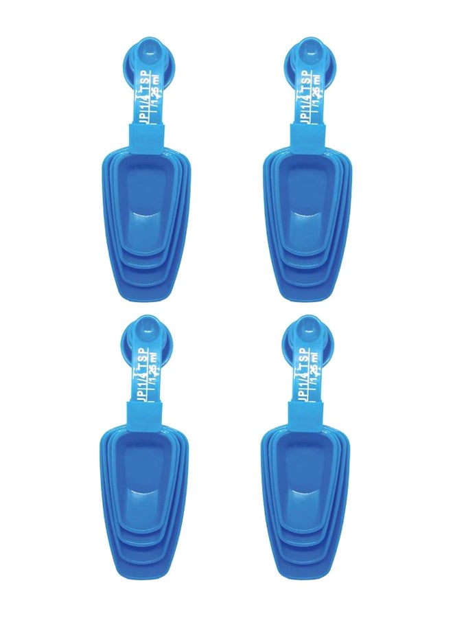 Cc 16-Piece Measuring Spoon Set Blue 20cm