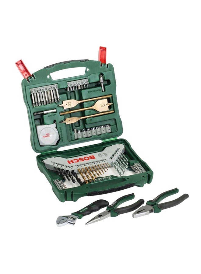 بوش مجموعة مكونة من مثقاب إكس-لاين شامل من التيتانيوم مع لقمة متعدد الألوان 13سم