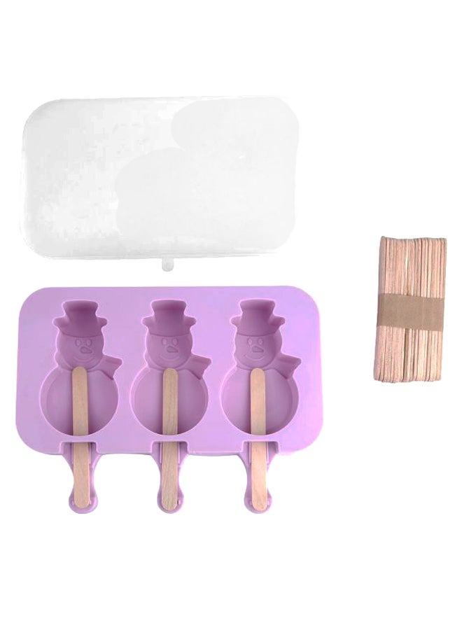 DIY Lolly Popsicle Ice Cream Maker Mould Purple